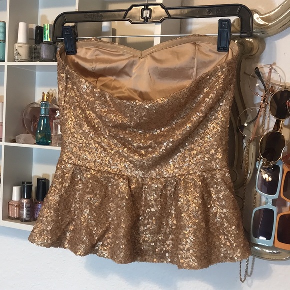 Sequin Gold Top - Picture 4 of 4